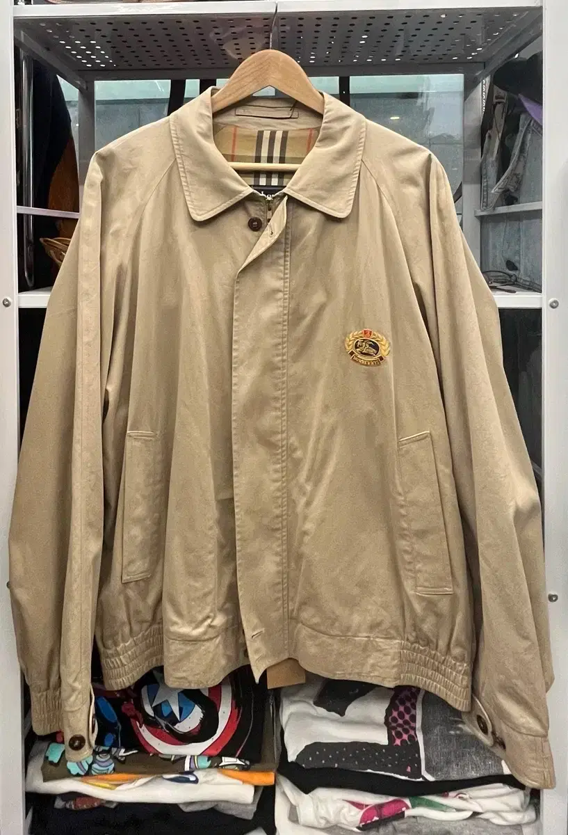 90s Burberry Harrington jkt horse-logo BURBERRY | 버버리 90s